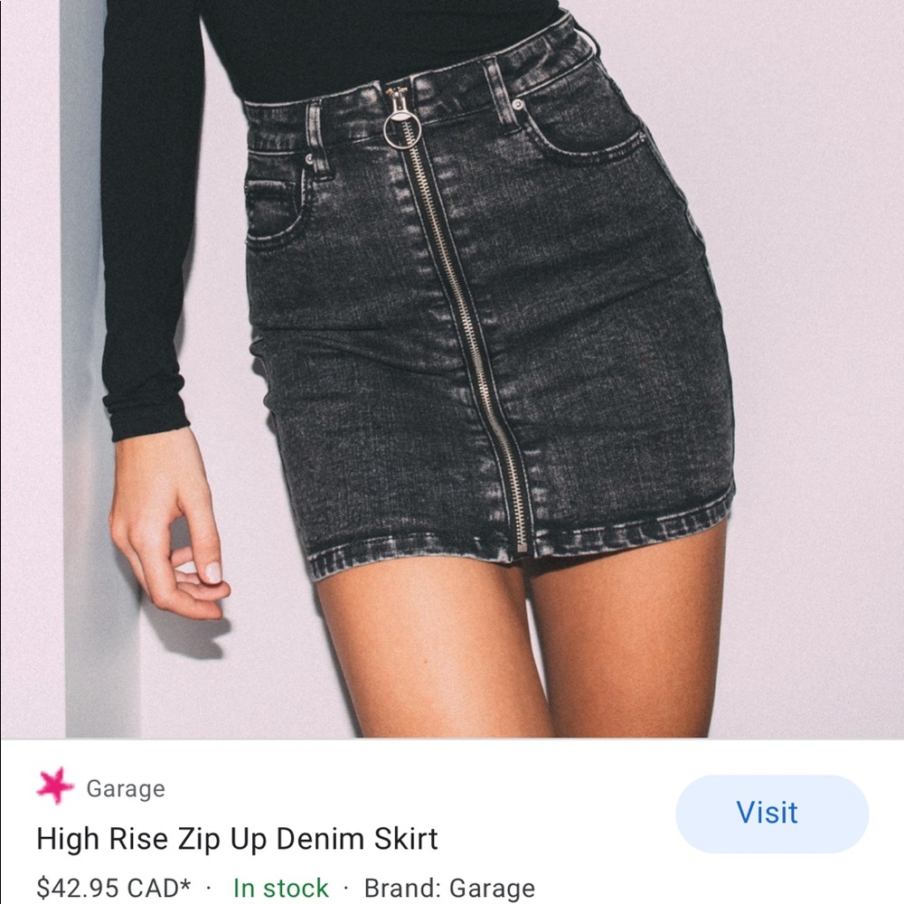 SUPER cute jean skirt